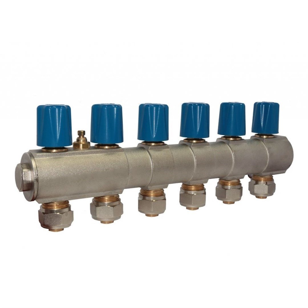 Konsan Self-Valve Collector 6 Outlets 1''