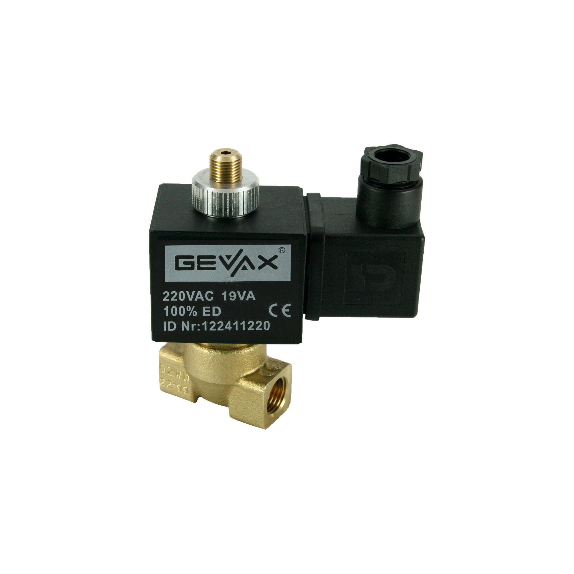 GEVAX 1902-KDNB007-020-G220AC Solenoid Valf 3Yollu 1/4''
