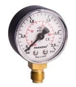 PAKKENS Bottom Connection Manometer Ø40 mm 2.5 Bar 1/8
