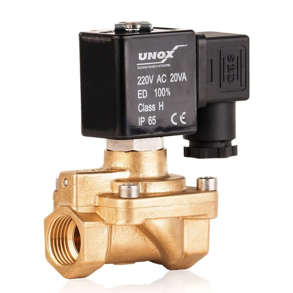 UNOX GEM-1113 Genel Maksat Solenoid Valf NK NBR 1/2''