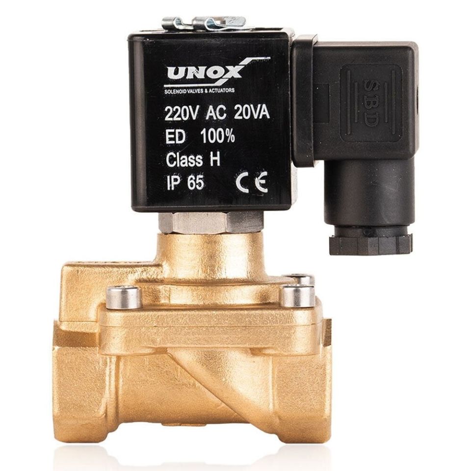 UNOX GEM-1113 Genel Maksat Solenoid Valf NK NBR 1/2''