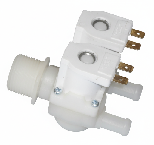 Burkut SV.2.180 İkili çamaşır makine solenoid valf 220V