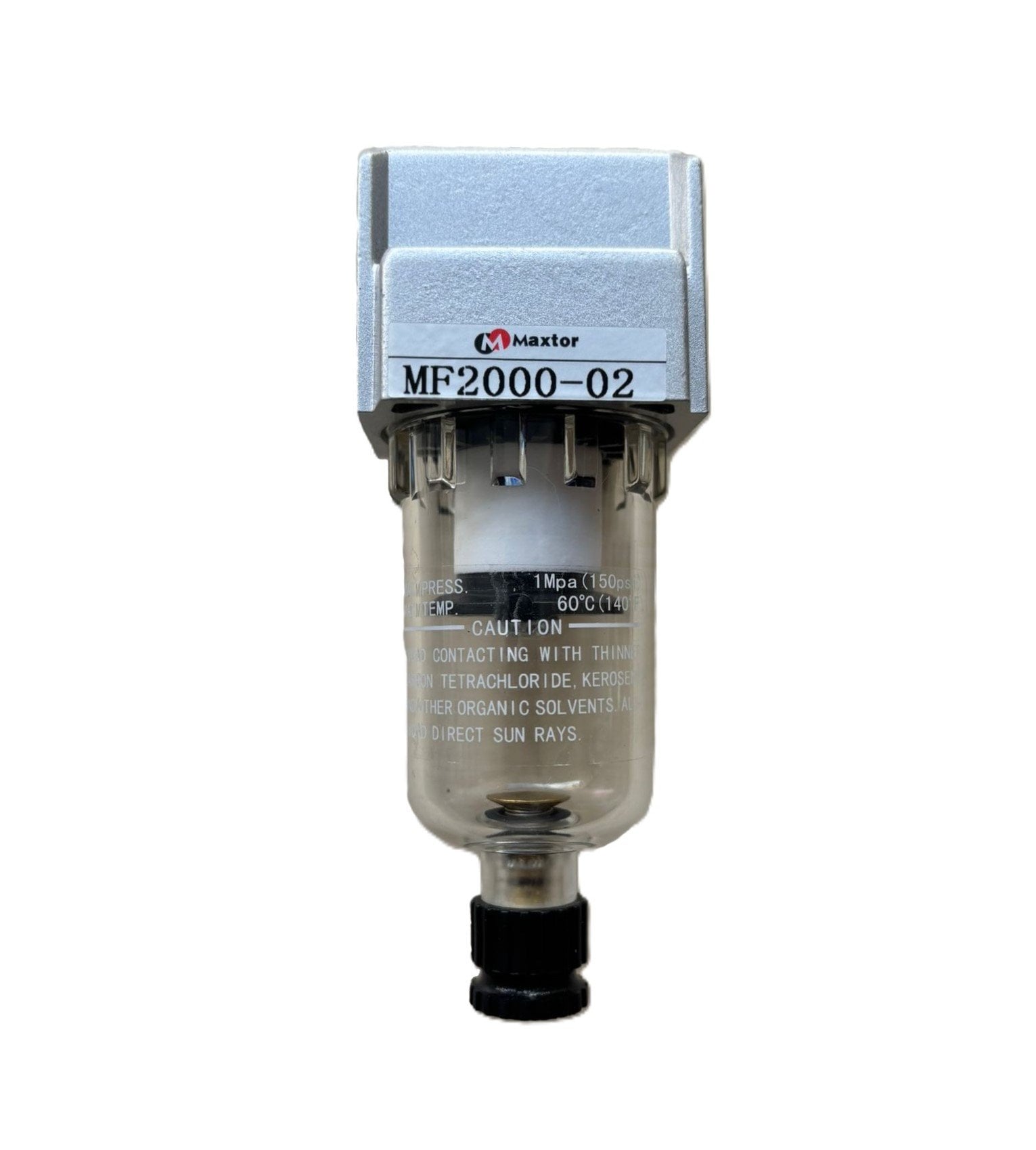 MAXTOR MF2000-02 Kare Tip Pnömatik Filtre 1/4''