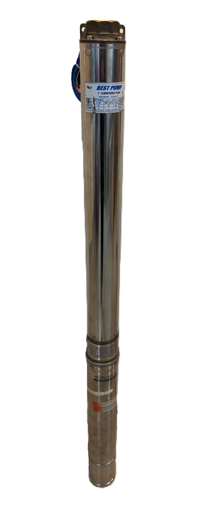 BEST 43T13 - 65/6 Derin Kuyu Dalgıç Pompa 3 HP 2,2KW 220V