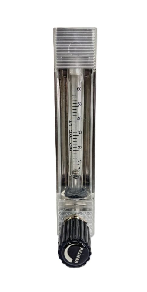GENTEK LZB-005.S Float Type Glass Tube Flowmeter for Liquids 6-60 L/h