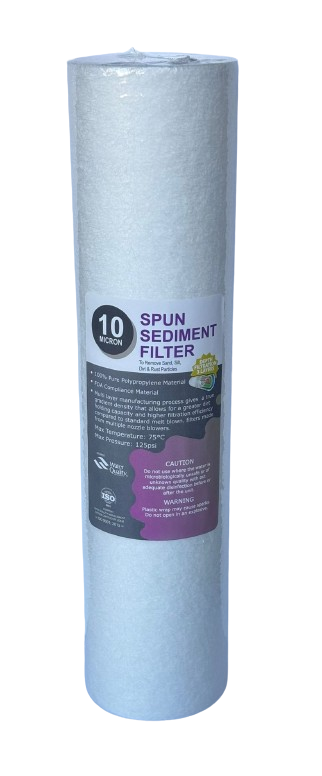 10 inç 10 Mikron Spun Filtre