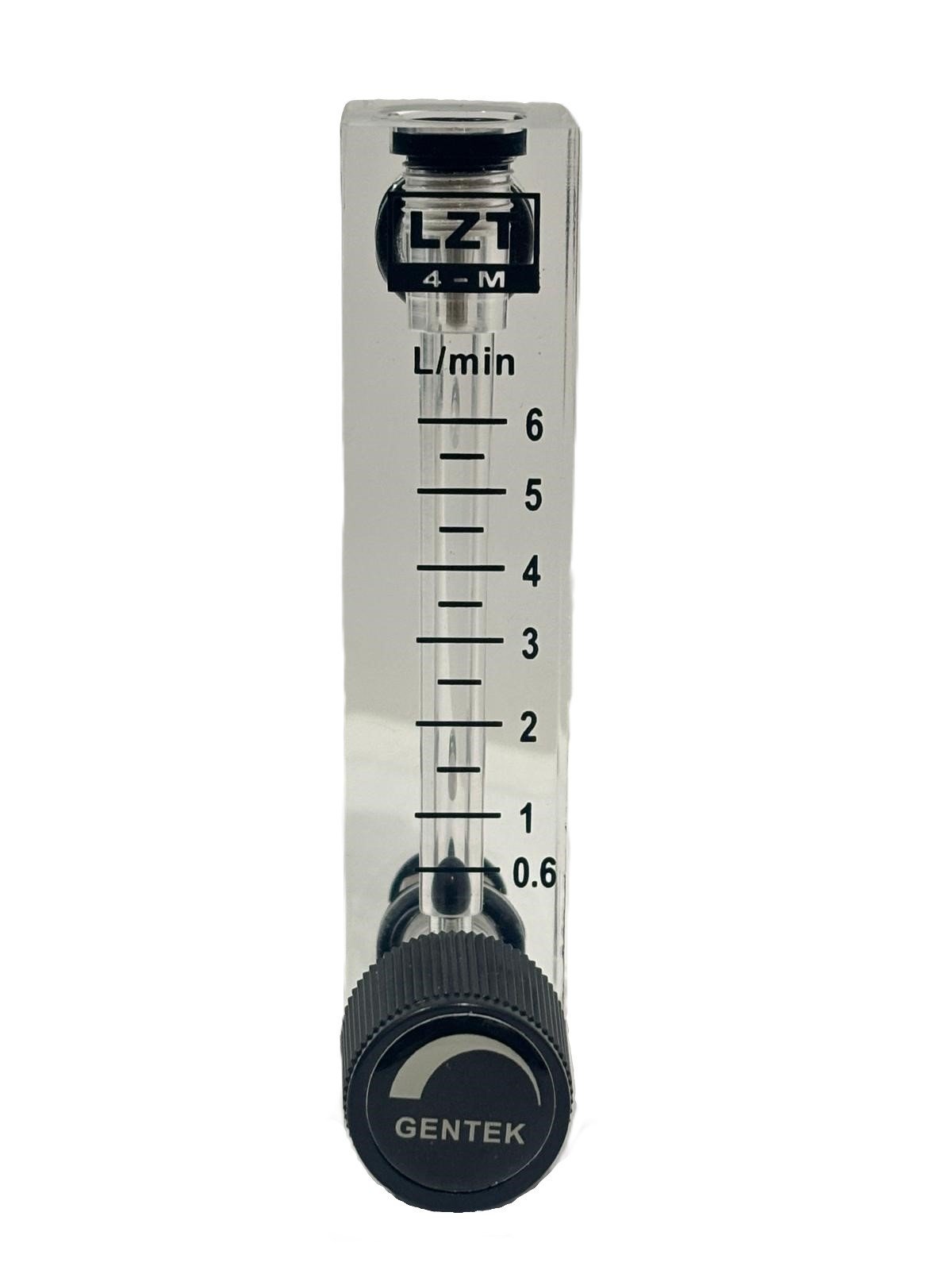 GENTEK LZM-4T-H003 Cam Tüplü Ayar Vanalı Debimetre 0.6 - 6 lt/min