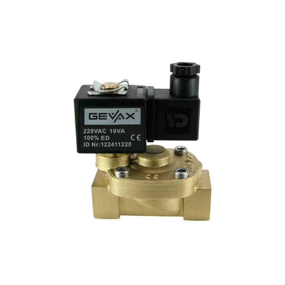 GEVAX 1901-KBNE016-190-G220AC Solenoid Valf 3/4''