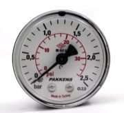 Pakkens Arka Bağlantılı Manometre Ø63 mm 2,5 Bar 1/4''