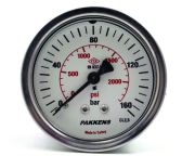 Pakkens Манометър със Задна Връзка Сух Тип Ø63 mm 160 Bar 1/4