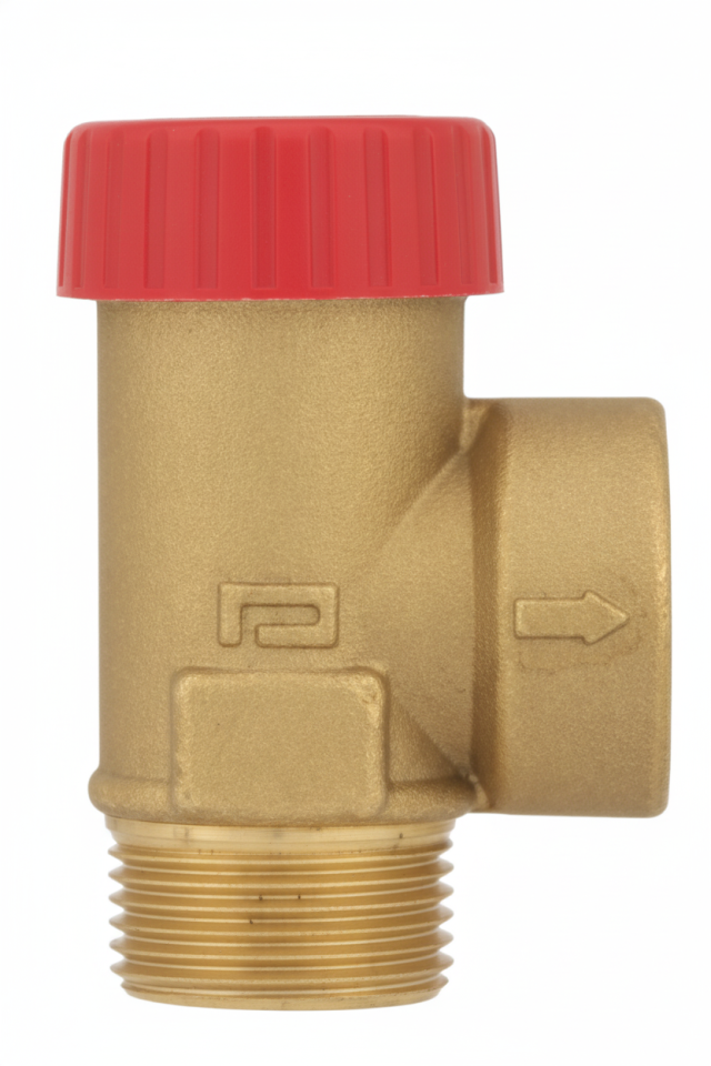 PAKKENS Sabit Emniyet Ventili Erkek 3/4'' - 6 Bar