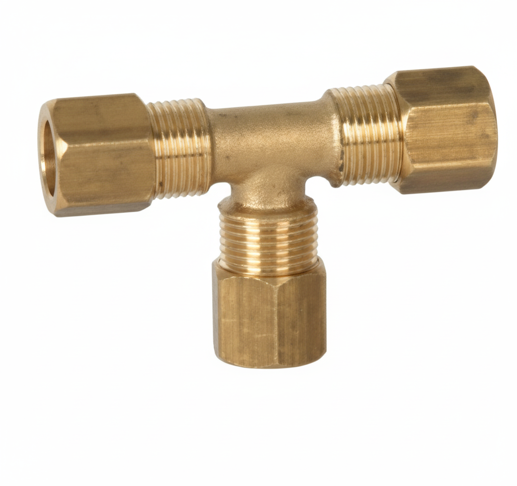 Sarı Pirinç Yüksüklü TE 6mm X 6mm X 6mm