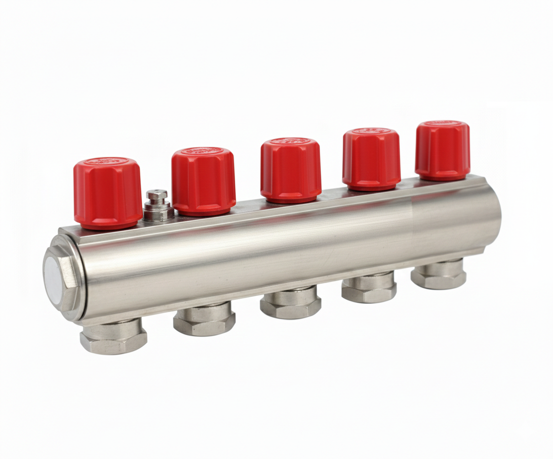 TÜRKOĞLU Kendinden Vanalı Kollektör 5'li 1''