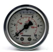 Pakkens Arkadan Bağlantılı Pano Tipi Gliserinli Manometre Ø63 mm 10 Bar 1/4''