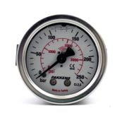 PAKKENS Arka Bağlantılı Pano Tipi Gliserinli Manometre Ø63 mm 250 Bar 1/4''