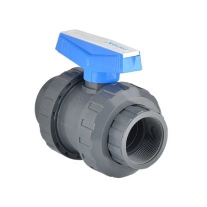 U-PVC Küresel Vana Tek Taraf İçten Dişli Ø90mm (3'')