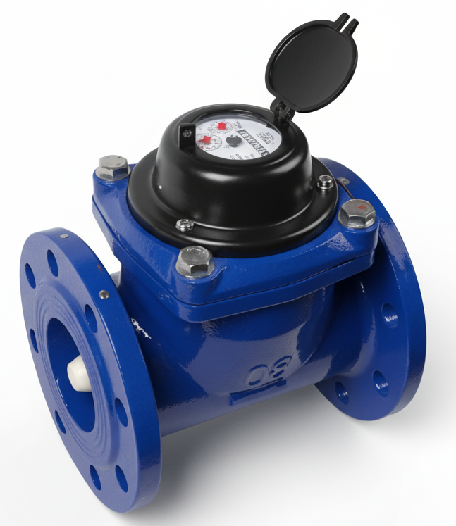 KLEPSAN Woltman Tipi Soğuk Su Sayacı DN80 225mm Puls Çıkışlı