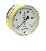 Pakkens Кapsül Дiyaframlı Манометър Ø63 mm 25 mbar 1/4'' Задна Свързване