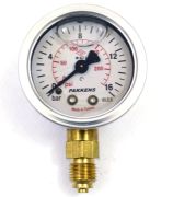 Pakkens Bottom Connection Glycerin-Filled Pressure Gauge Ø50 mm 0-16 Bar | ORFA Industrial