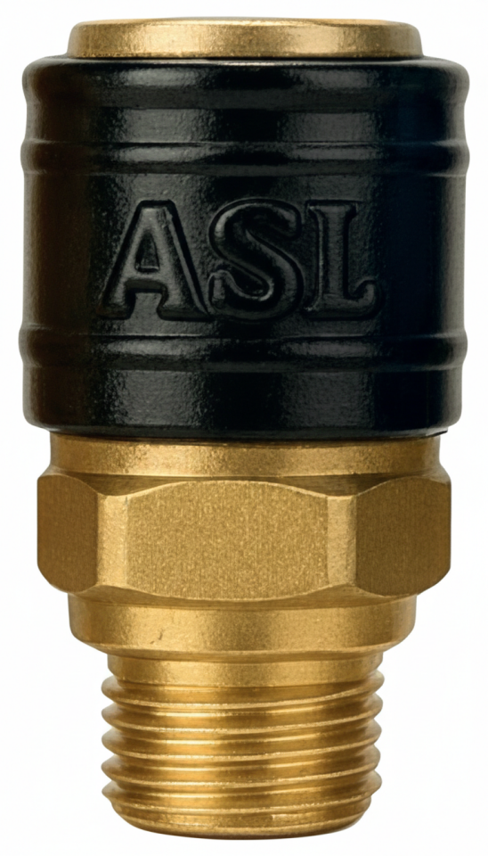 Sarı Pirinç 26 Serisi Eko Quick Kaplin Erkek Gövde 1/2''