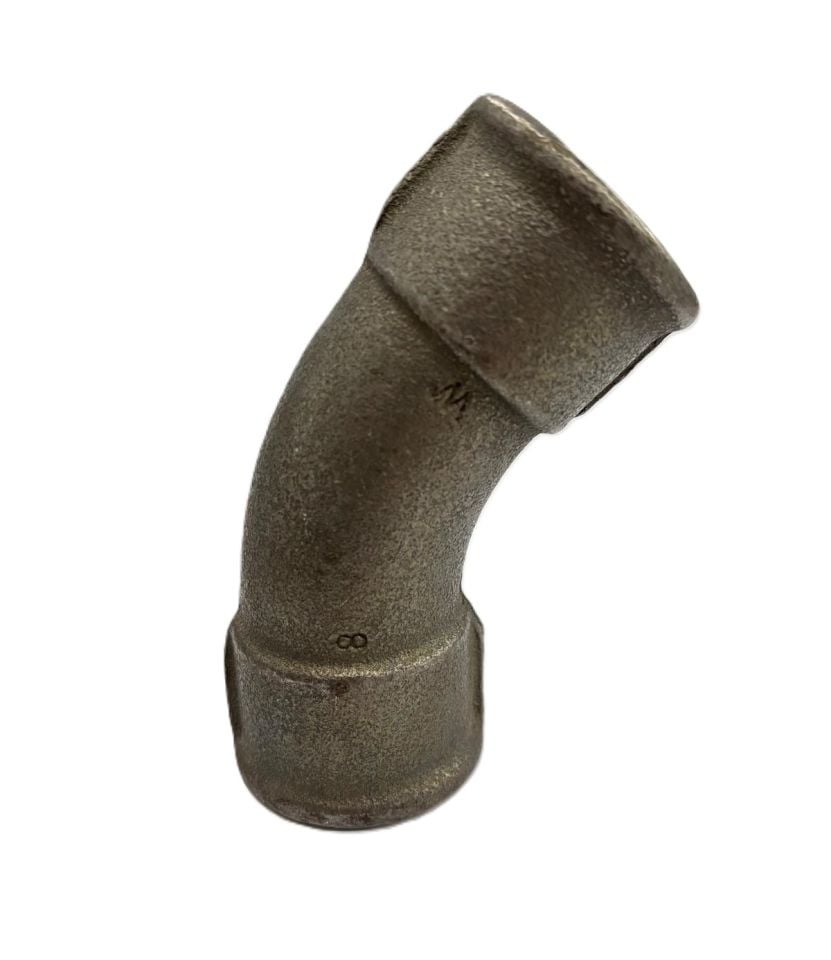 Döküm Siyah İç Dişli Deveboynu 1 1/4'' 45°