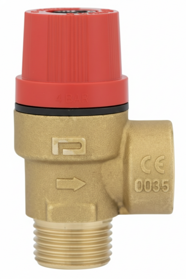 Pakkens Sabit Emniyet Ventili Erkek 1/2'' 4 Bar