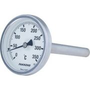 PAKKENS Arka Bağlantılı Bi-Metal Termometre Ø63mm 300°C 20cm CL 2,0