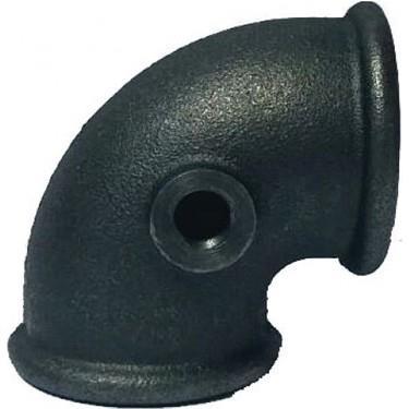 Trakya Döküm Siyah Test Dirseği 1''