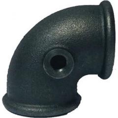 Trakya Döküm Siyah Test Dirseği 1''