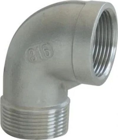 Paslanmaz Kuyruklu Dirsek 1/4'' AISI 316