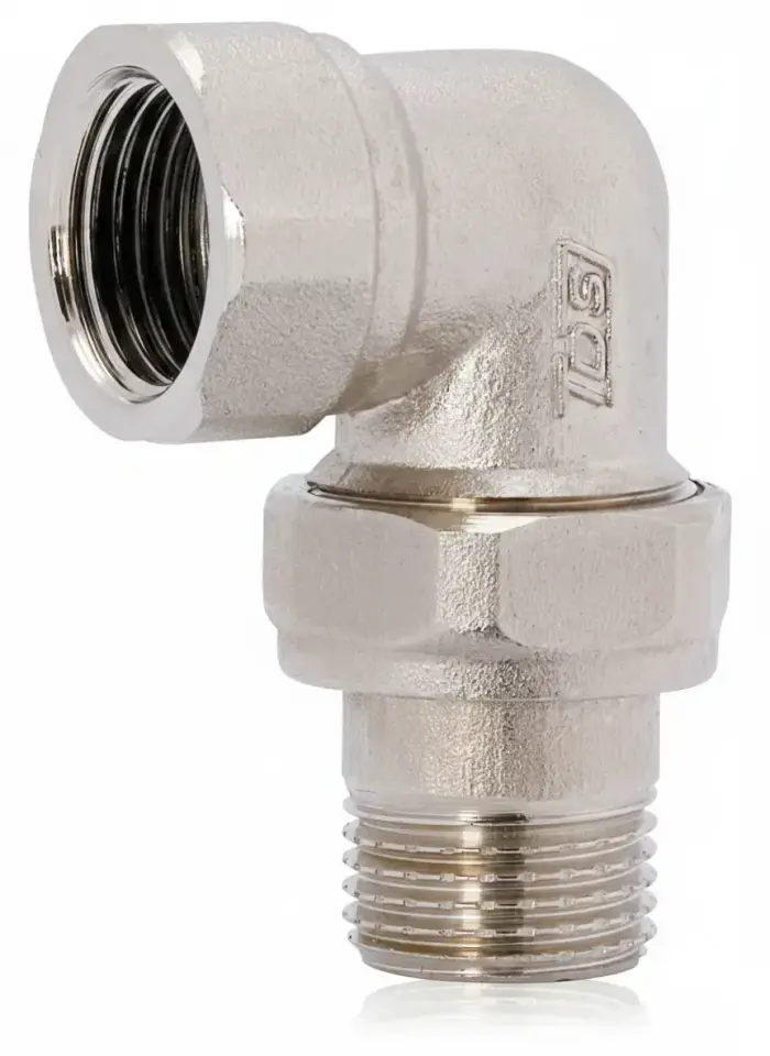 TDS 323 Nikel Kaplı Köşe Radyatör Rakoru PN25 1 1/4''