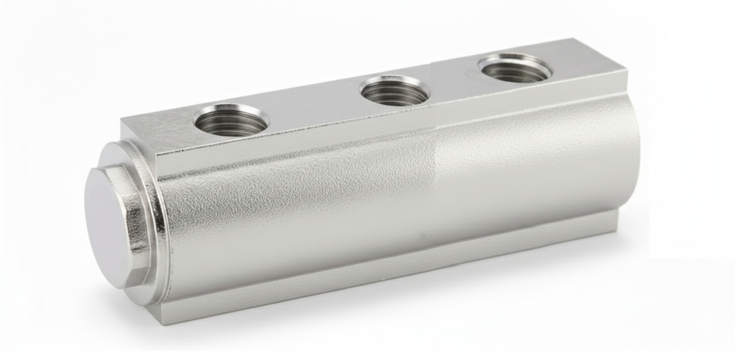 KONSAN Pirinç Boş Kollektör 3'lü 1''