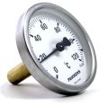 PAKKENS Bimetal Termometre 63mm 120°C 1/2'' 20cm