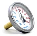 PAKKENS Arka Bağlantılı Bi-Metal Termometre Ø63mm KL 2,0