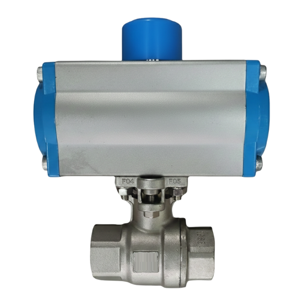 Pnömatik Aktüatörlü Paslanmaz Küresel Vana PN63 1/2''
