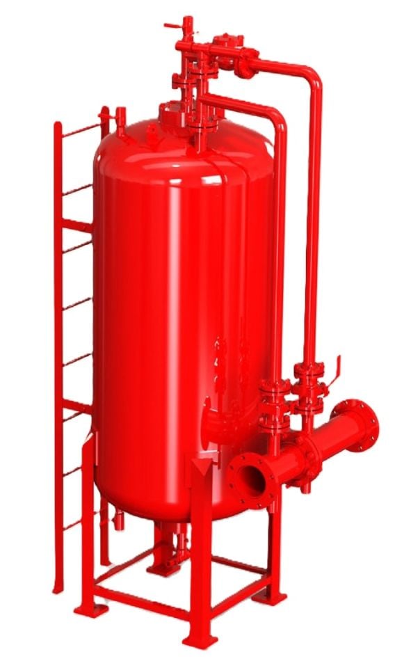 AYVAZ Diyaframlı Köpük Tankı Dikey Tip