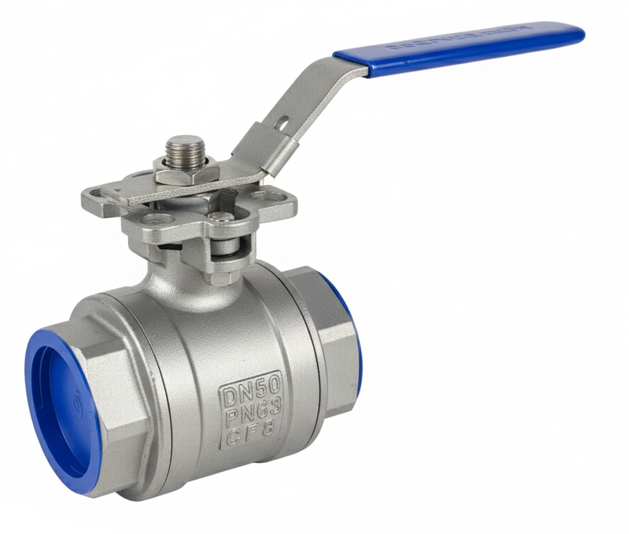 DMS Actuator Compatible Stainless Steel Ball Valve 1 1/2'' PN63