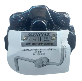 AYVAZ HA-51 Sıvı Devrelerinden Hava Atıcı PN16 DN15