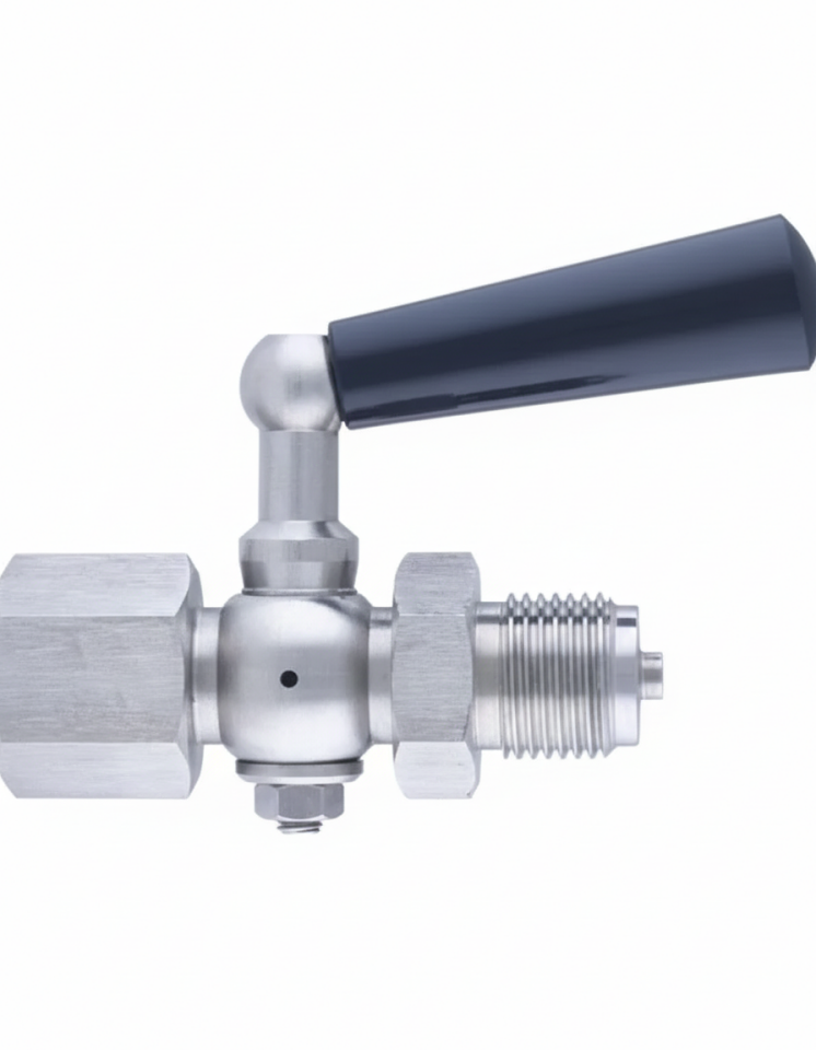 3 Yollu Paslanmaz Manometre Musluğu 64 Bar 1/2''