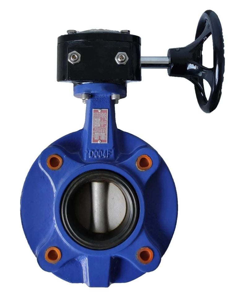 AYVAZ KV-4 Lug Type Butterfly Valve with Reducer DN350