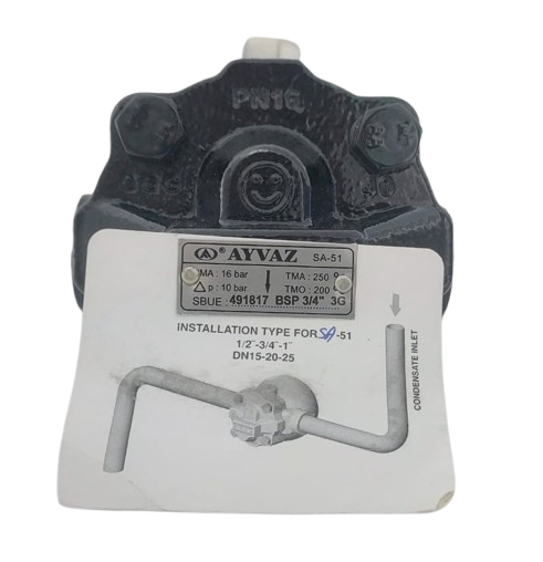 AYVAZ SA-51 Hava Devrelerinden Sıvı Atıcı PN16 DN15