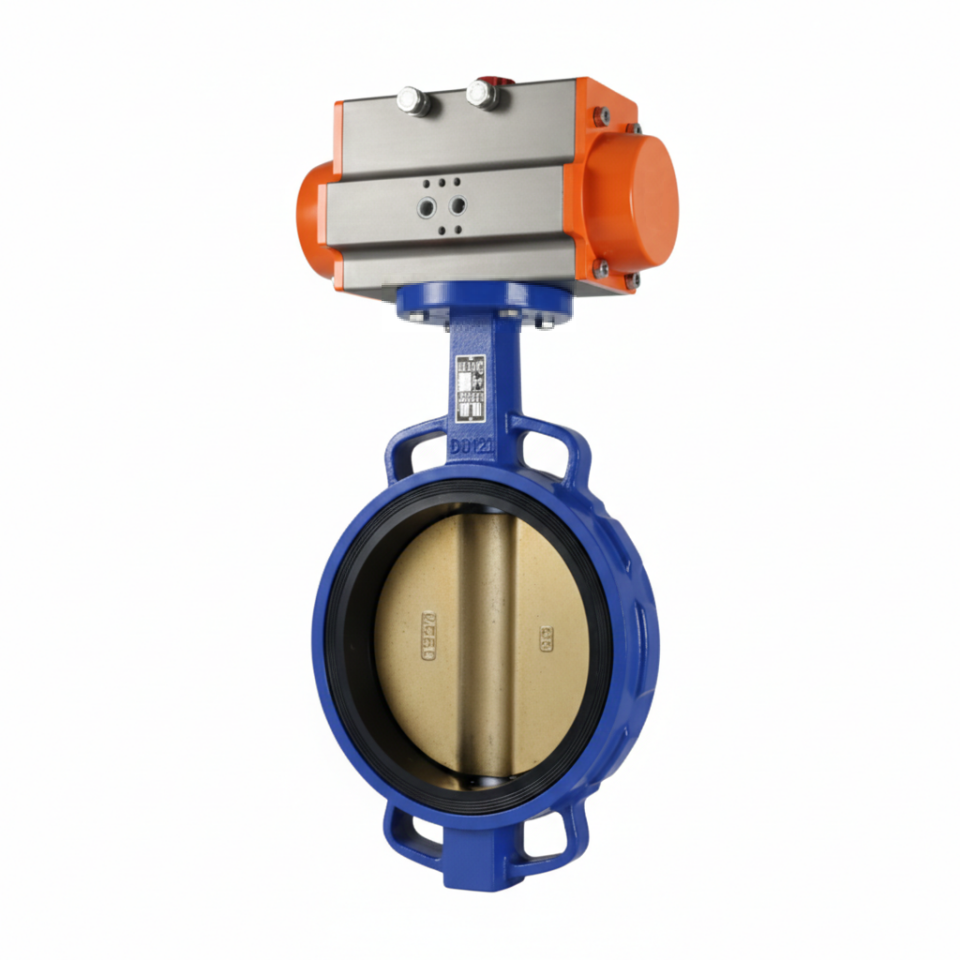 Ayvaz KV-17 Pneumatic Actuated Butterfly Valve