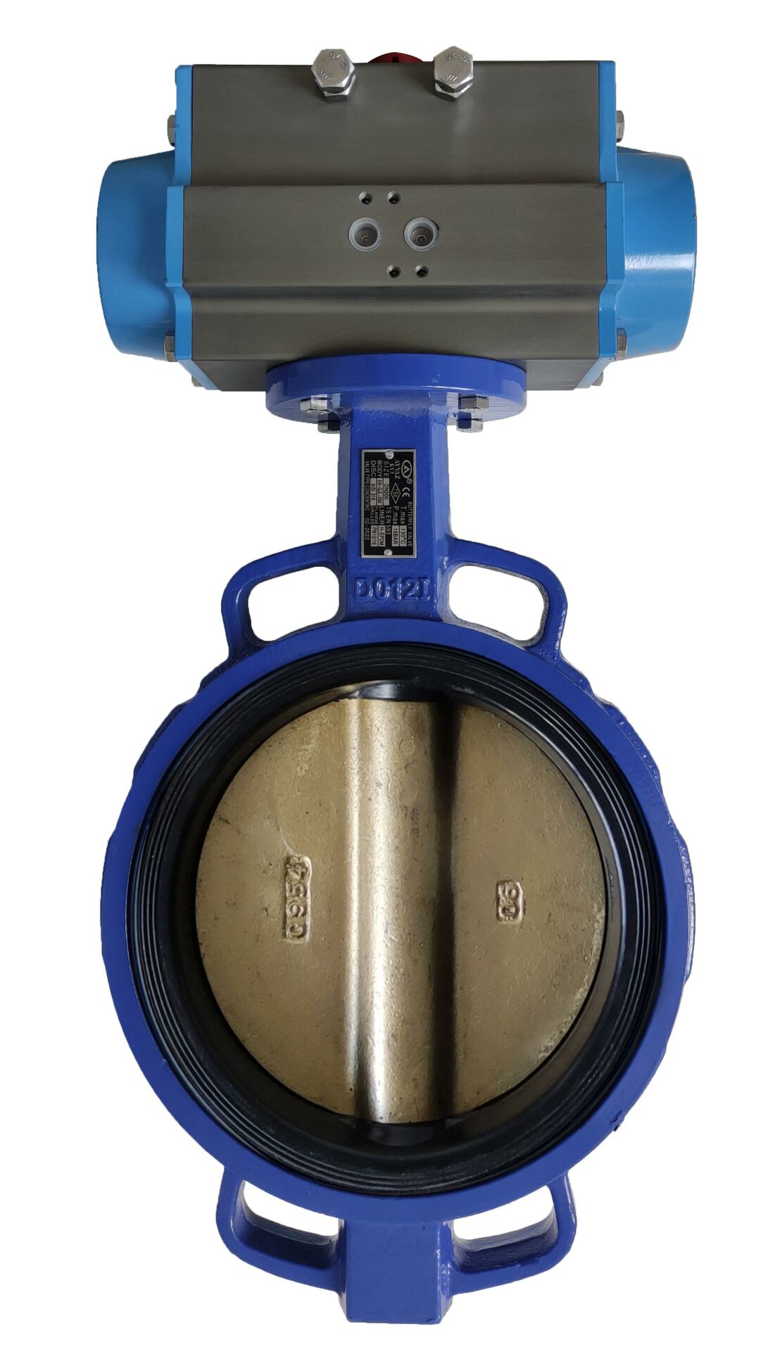 Ayvaz KV-17 Pnömatik Aktüatörlü Kelebek Vana