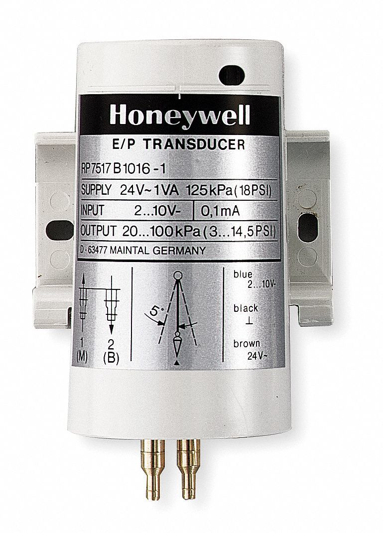 Honeywell RP7517A 1009-1 E/P Transducer Converter (2-10V / 0,2-1 bar)