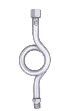 Pakkens O Tipi Akış Kırıcı Sifon (1/2'' Rakor - 1/2'' Somun)