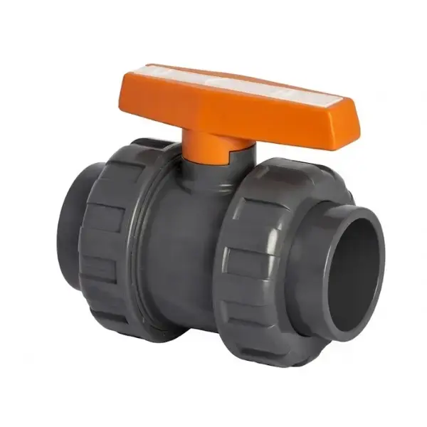 NOZBART PVC-U Yapıştırma Muflu Küresel Vanası Ø25mm - 3/4''