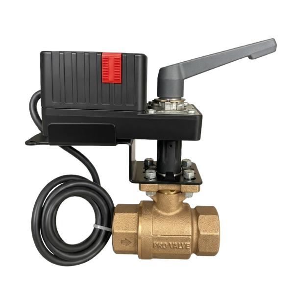 Elodrive Electric Actuated Bronze Ball Valve 1'' PN40