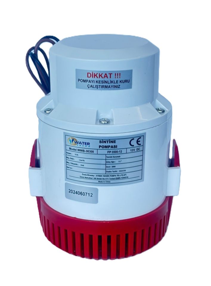 Water Sound FP3500 12V DC Sintine Pompası 10 Amper﻿