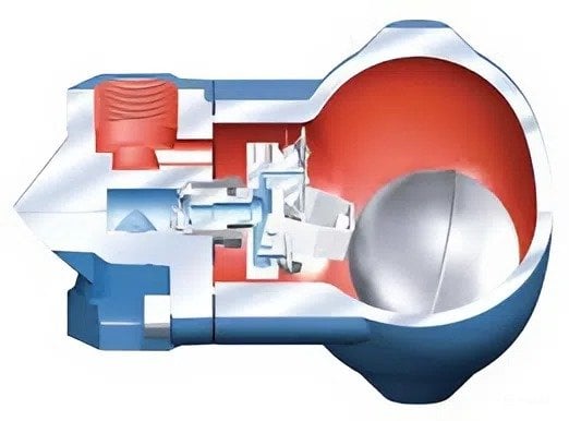 ARI CONA SC 42.636-2 Механизъм за хвърляне на течности с поплавък PN16 1/2''﻿