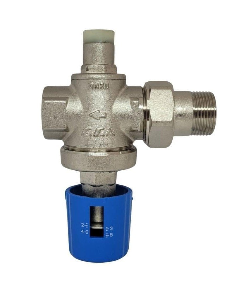 ECA Volanlı Basınç Düşürücü Valf 1/2'' (İç Vida X Rakorlu)